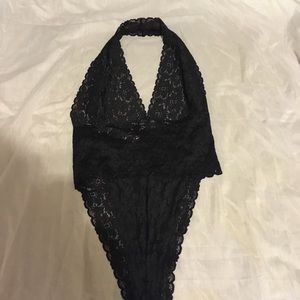 One piece lace lingerie